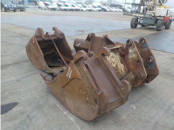 Godet 60" Dtching, 38", 32", 24"  Digging Bucket (4 of), Dedicated QH: photos 1