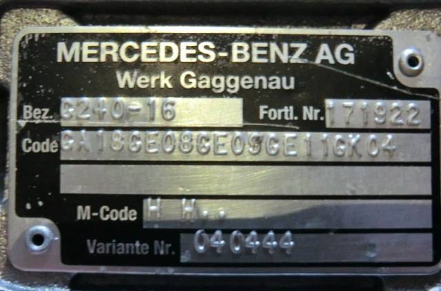 Accessoire pour Grue Getriebe / transmisson G240: photos 2