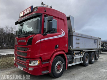 Camion benne 2019 Scania R580 8x4 tridem med navreduskjon: photos 1