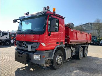 Camion benne Mercedes-Benz Actros 2644 6x4 Eur 5 Kipper Bordmatic Winterpl.