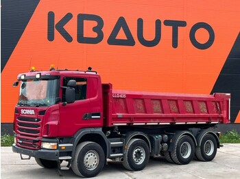 Camion benne Scania G 420 8x4 FULL STEEL / MANUAL