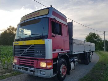 Volvo F12 400 6x2 stake body - intercooler  - camion plateau
