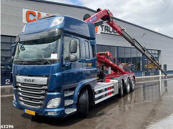 DAF FAQ CF 510 8x2 HMF 26 Tonmeter laadkraan - Camion - système de câble