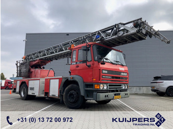 DAF 2500 / Magirus Ladder 30 mtr + Korf / Ladder Truck - Arbeitsbuhne / Fire Truck - Camion, Camion grue: photos 1