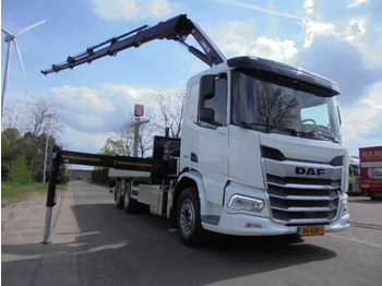 DAF XD 450 FAN - Camion plateau, Camion grue: photos 3