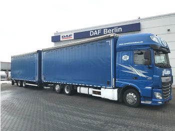 Camion pour le transport de boissons DAF XF 460 FAN SSC LD E6 Fahrgestell+Zentralachsanhä: photos 1