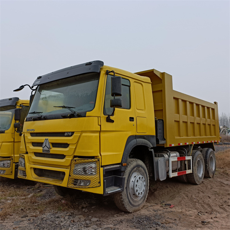 Camion benne HOWO HOWO 6x4-375 Tipper-Yellow: photos 12