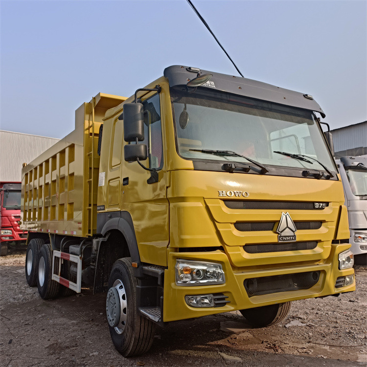 Camion benne HOWO HOWO 6x4-375 Tipper-Yellow: photos 2