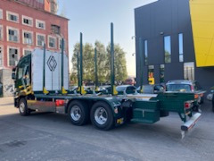Camion grumier pour transport de bois neuf Hydrofast C Renault Truck P6x4 13 L E6 green: photos 2