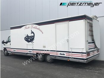 Camion magasin IVECO FIAT (I) Ducato Verkaufswagen 6,5 m - Motor neu vor 21 TKM + Kühltheke, Fritteuse,: photos 3