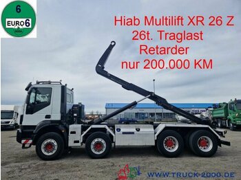Camion ampliroll Iveco AD 340T45 8x4 Hiab-Multilift Retarder nur 200TKM: photos 1