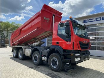 Camion benne Iveco Stralis AD340T 450 8x4 Meiller hydr. Heckklappe: photos 1