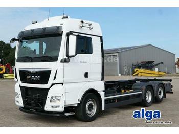 Camion porte-conteneur/ Caisse mobile MAN 26.480 TGX LL 4x2, Lenk-Lift, Intarder, Navi: photos 1