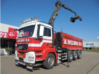 MAN TGS 35.480 8X4 - Camion benne, Camion grue