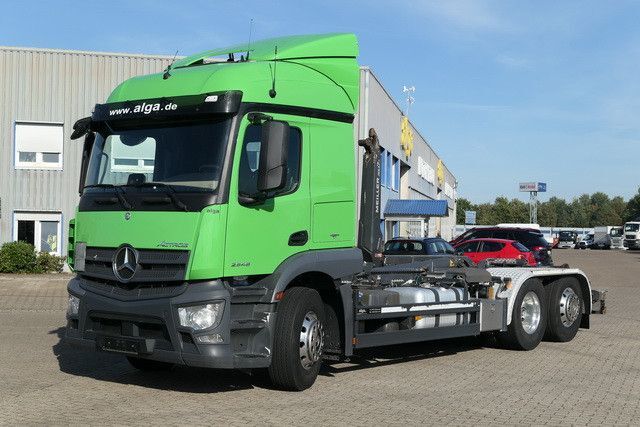 Camion ampliroll Mercedes-Benz 2546 L Actros 6x2, Meiller RS21.70, Lenk-Lift: photos 3