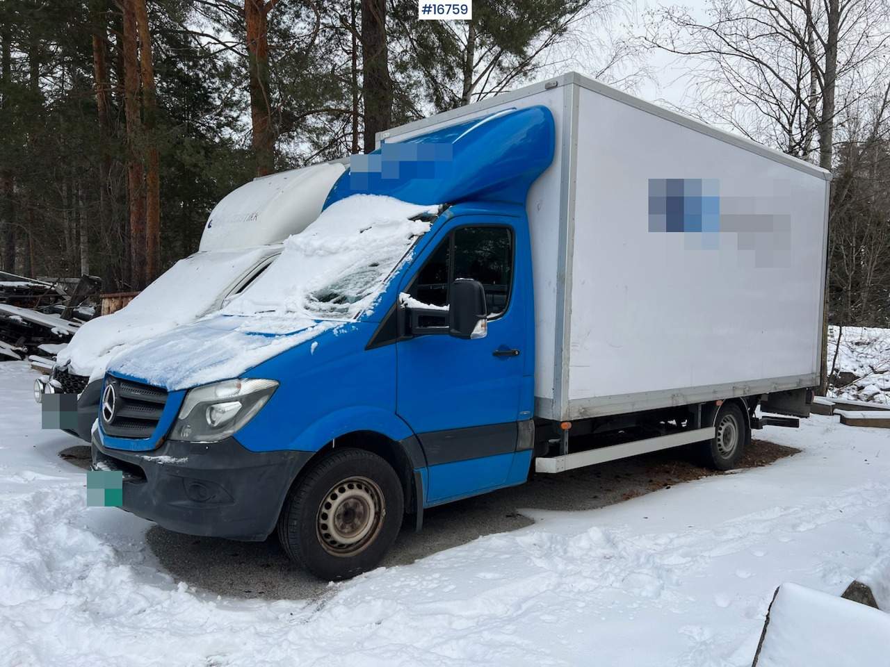 Camion fourgon Mercedes Sprinter: photos 11