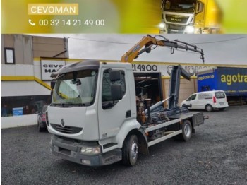 Camion ampliroll Renault Midlum 180 Containersysteem + kraan: photos 1