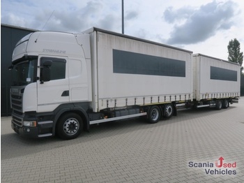 Camion porte-conteneur/ Caisse mobile SCANIA R 410 LB6x2MLB BDF + 2 AXLE WECON HANGER BDF: photos 1