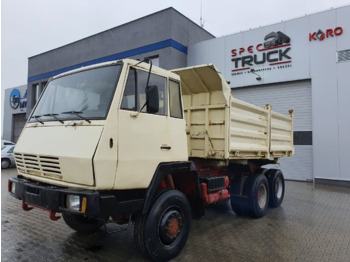 Steyr 1491-MAN, Full Steel 6x6, Manual Pump - Camion benne: photos 3