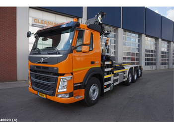Camion ampliroll Volvo FM 420 8x2 HMF 28 ton/meter laadkraan: photos 2