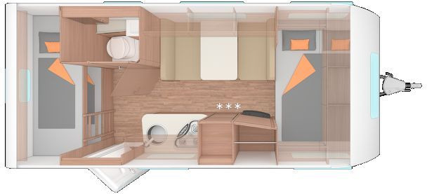 Caravane neuf Weinsberg CaraOne 480 QDK Edition HOT Sondermodell 2024: photos 2