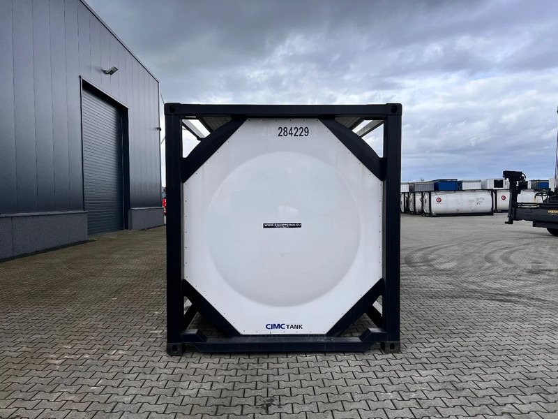 Cuve de stockage neuf CIMC tankcontainers TOP: ONE WAY/NEW 20FT ISO tankcontainer, 25.000L/1-comp., L4BN, UN Portable, T11, steam heating, bottom discharge, more availabl: photos 12