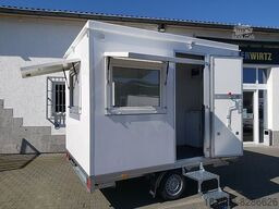 Conteneur comme habitat, Remorque neuf Mobiles Büro isoliert mit Toilette: photos 9