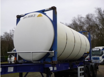Conteneur citerne, Semi-remorque pour transport de la nourriture Van Hool Food (beer) tank container inox 25.2 m3 / 1 comp / 20 ft: photos 1