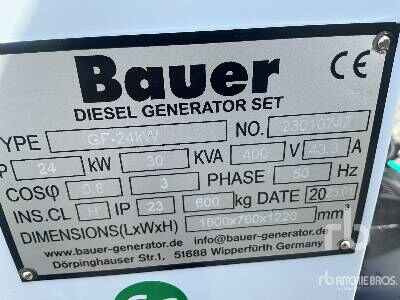Groupe électrogène BAUER GENERATOREN 30 kVA: photos 5