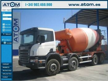 Scania P380 8x4 - Camion malaxeur