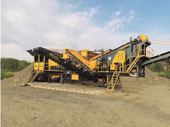 FABO MCK-65 MOBILE JAW CRUSHER + CONE CRUSHER 60-80 TPH - Concasseur