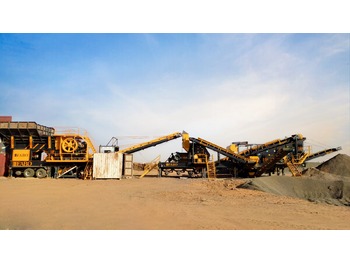 FABO MCK-110 MOBILE CRUSHING & SCREENING PLANT | JAW+SECONDARY - concasseur mobile