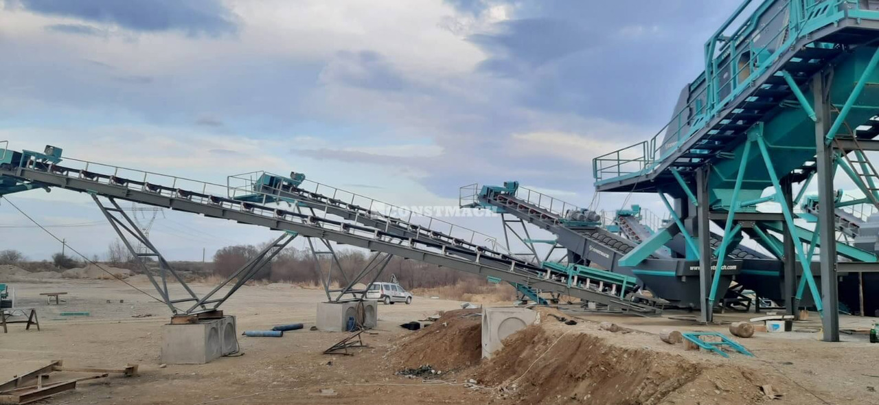 Crible neuf Constmach 250 TPH Stationary Aggregate and Sand Washing Plant: photos 18