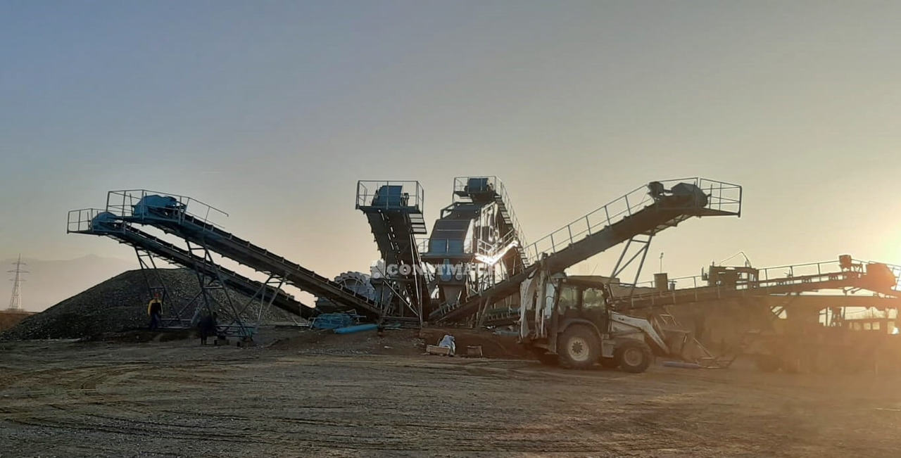 Crible neuf Constmach 250 TPH Stationary Aggregate and Sand Washing Plant: photos 13