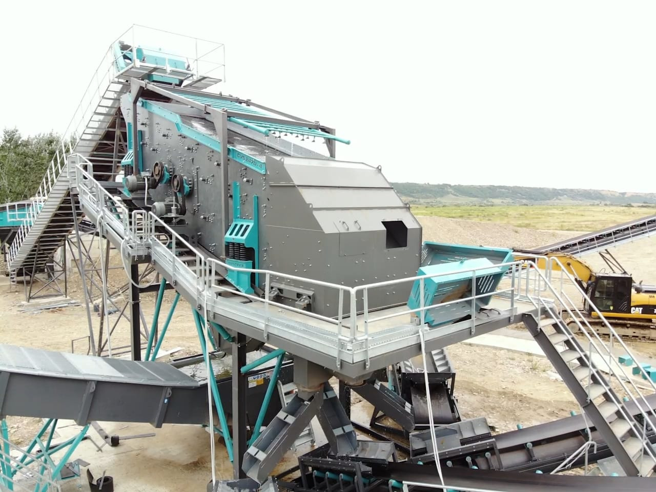 Crible neuf Constmach 250 TPH Stationary Aggregate and Sand Washing Plant: photos 7