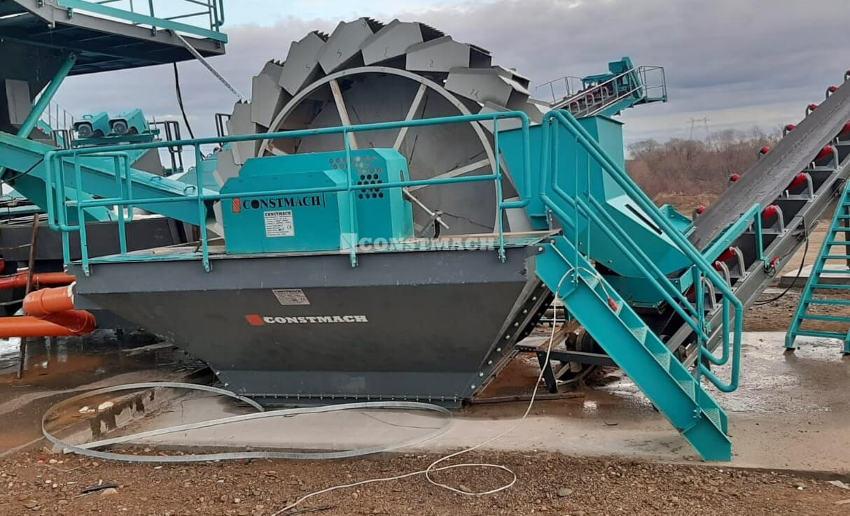Crible neuf Constmach Schaufelrad-Sandwaschmaschine mit einer Kapazität von 80–120 Tonnen: photos 3