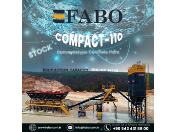 Centrale à béton neuf FABO FABOMIX COMPACT-110 CONCRETE PLANT | CONVEYOR TYPE: photos 1
