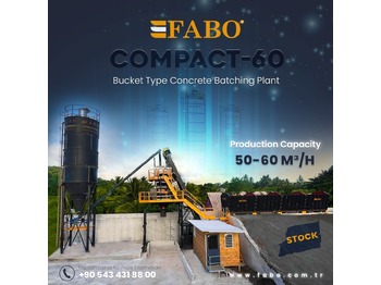 Centrale à béton neuf FABO SKIP SYSTEM CONCRETE BATCHING PLANT | 60m3/h Capacity: photos 1