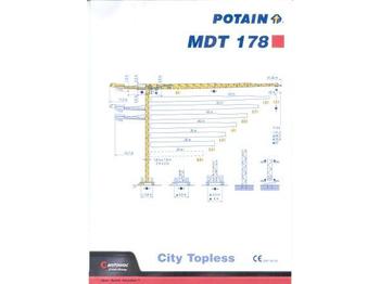 Potain MDT 178 - Grue à tour