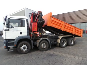 MAN 41.440 8x4 K Kipper Kran Fassi F450 AXP26  - Grue mobile