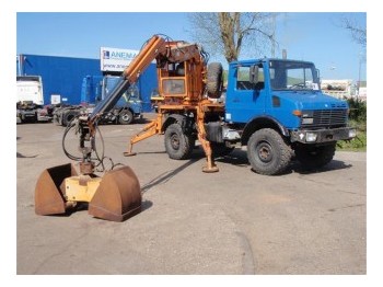 Unimog 1450 - Grue mobile