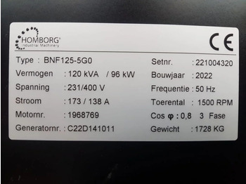 Himoinsa Iveco Stamford 120 kVA Supersilent Rental generatorset New ! - Groupe électrogène: photos 5