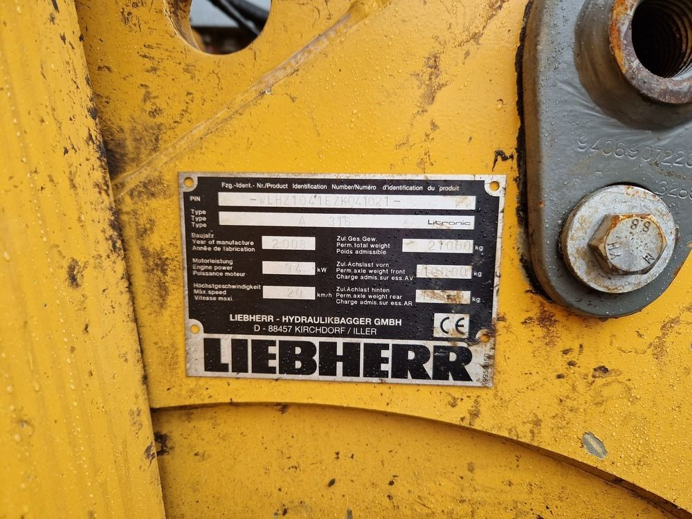 Pelle de manutention LIEBHERR A316 INDUSTRIAL: photos 7