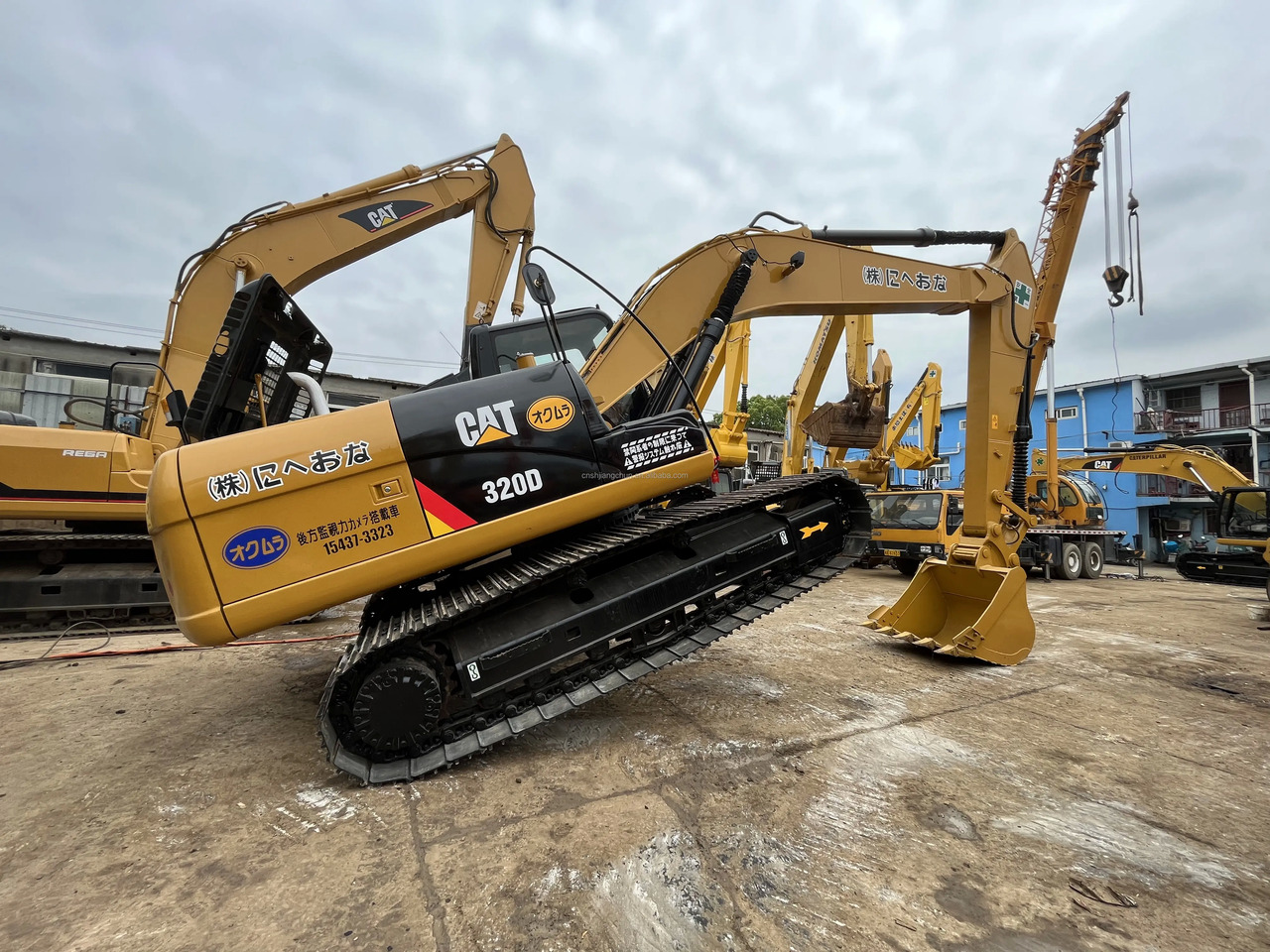 Pelle Used digger Caterpillar 320D earth moving big excavator machine CAT 320BL 320C 320D2 330C secondhand excavator: photos 6