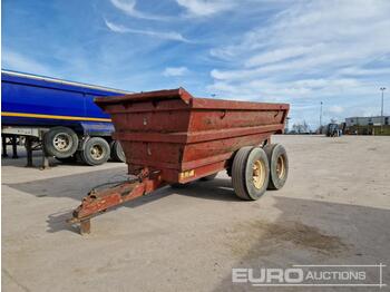 Remorque agricole 10 Ton Twin Axle Dump Trailer: photos 1