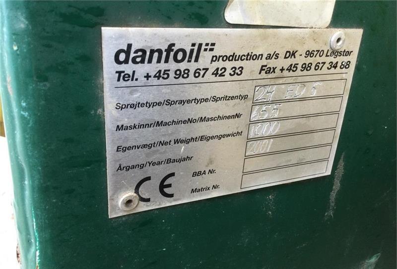Pulvérisateur traîné Danfoil 24M 850L: photos 8