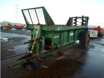 Remorque agricole G.T. Bunning Lowlander 90 Single Axle Draw Bar PTO Driven Muck Spreader Trailer: photos 1