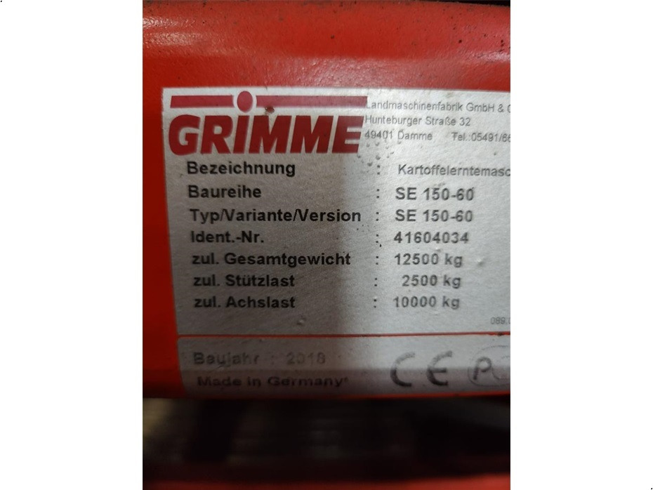Grimme
SE150-60UB-XXL - crédit-bail Grimme
SE150-60UB-XXL: photos 9