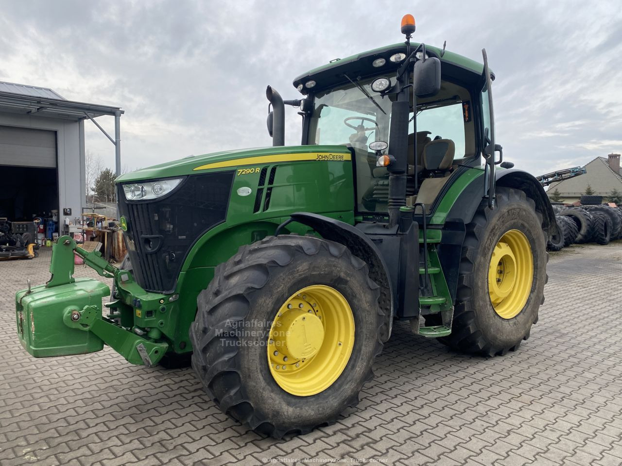 Tracteur agricole John Deere 7290R AutoPower 55 km/h ABS 310 PS GPS: photos 10