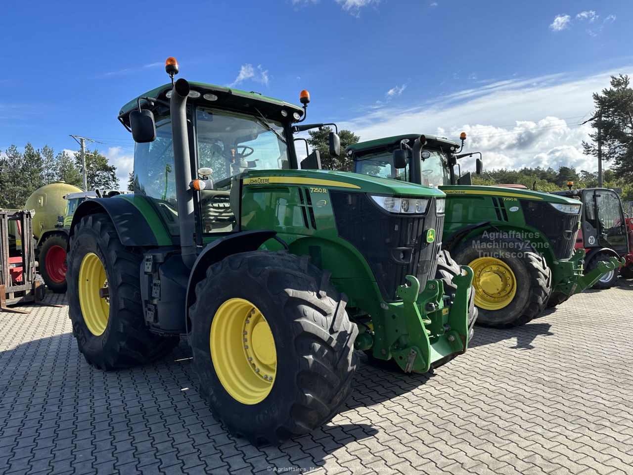 Tracteur agricole John Deere 7290R AutoPower 55 km/h ABS 310 PS GPS: photos 8